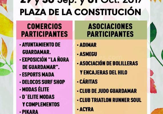 Outlet fair in Guardamar 29-30 sept & 1oct 2017 Outlet fair in Guardamar 29-30 sept & 1oct 2017